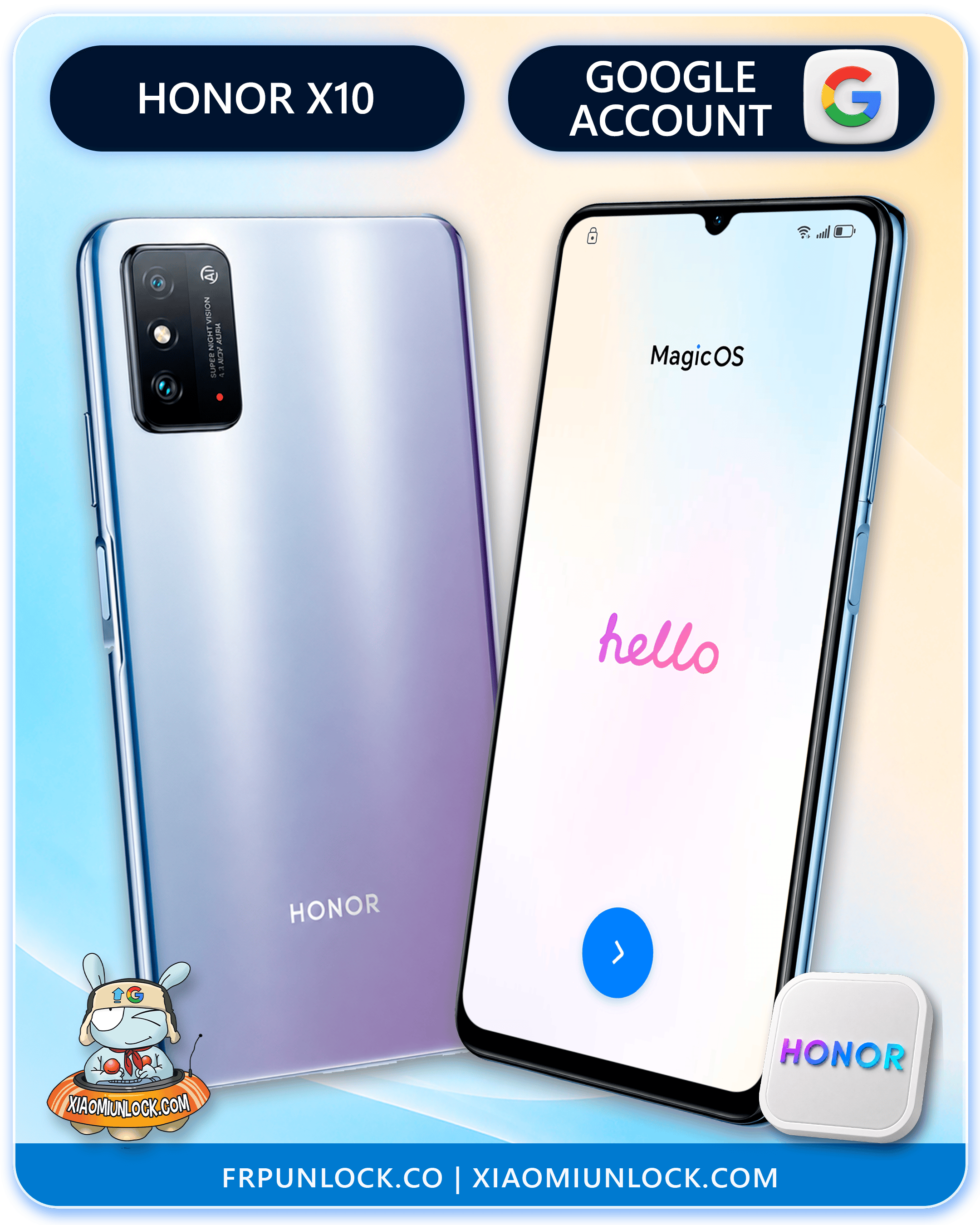 Eliminar Cuenta Google Honor X10